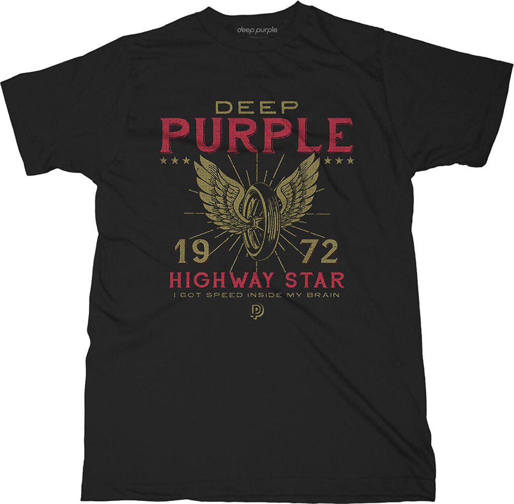 Deep Purple Highway Star Black M T-Shirt Produktbild 