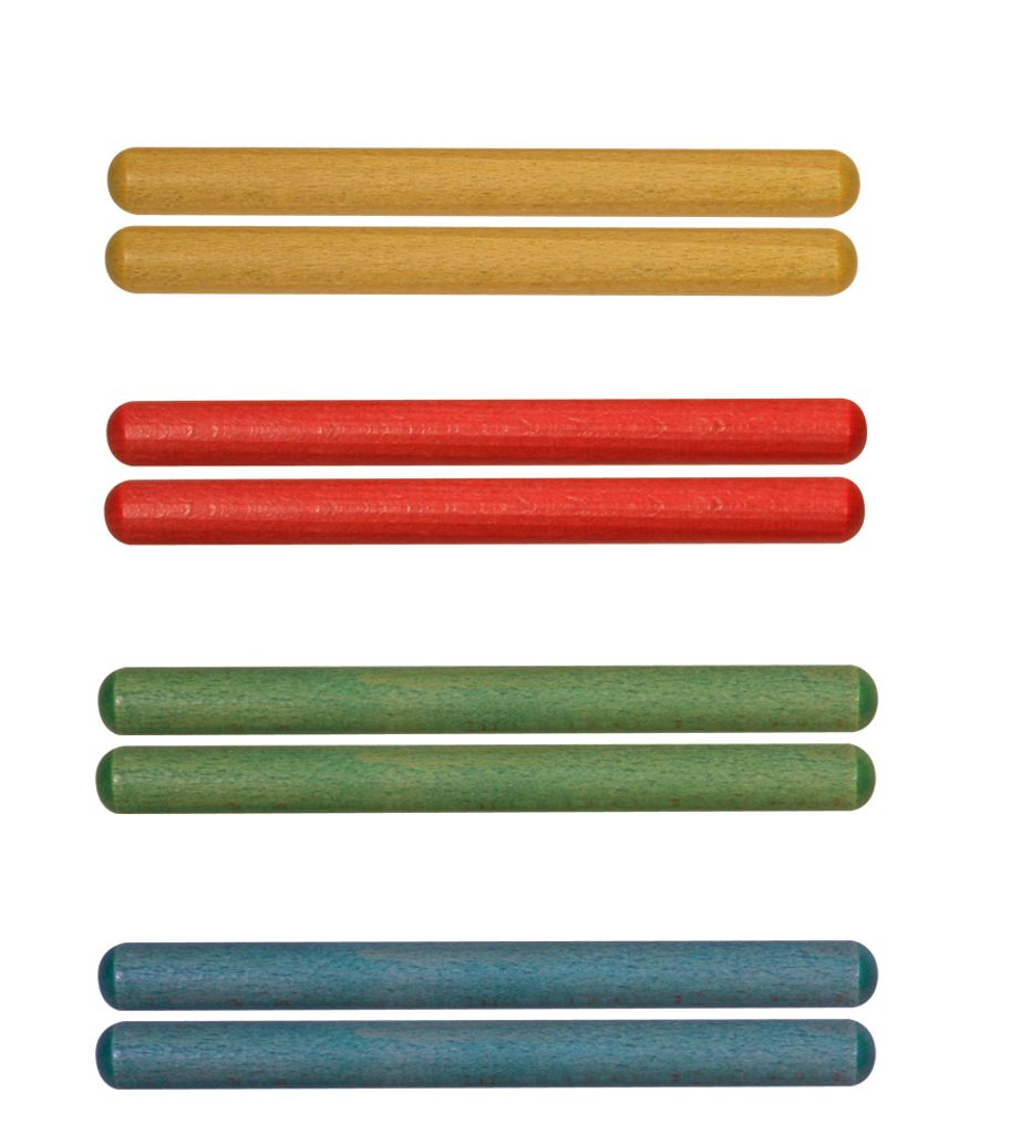 Happy Kidz Claves aus Buchenholz bunt Farbe: blau 21403262038-blau