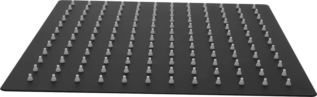 Set Doccia Nero Opaco 30x30 Incasso: Sistema a Pioggia Professionale
