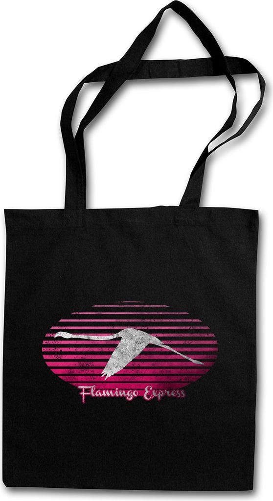 Urban Backwoods Flamingo Express, Stofftasche, Farbe: Schwarz