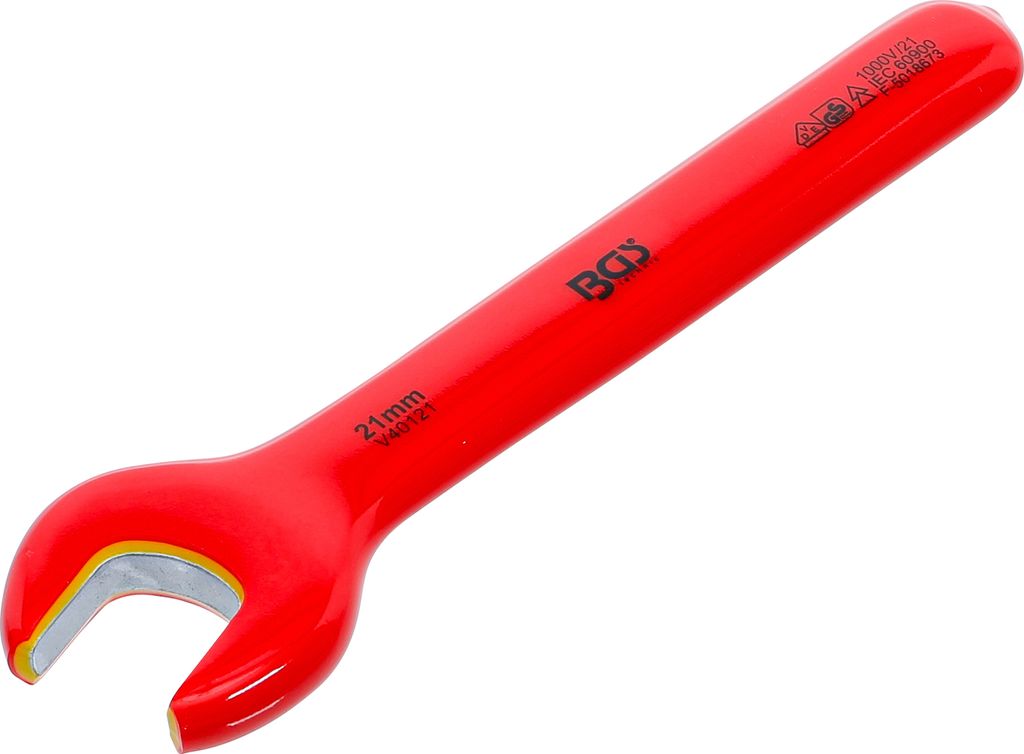 BGS 71071 VDE-Einmaulschlüssel, SW 21 mm