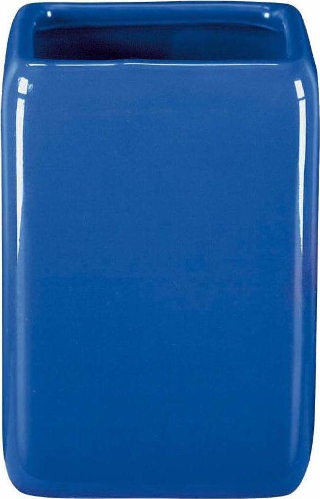 Kleine Wolke Steingut Edit blau Zahnputzbecher Seifenspender