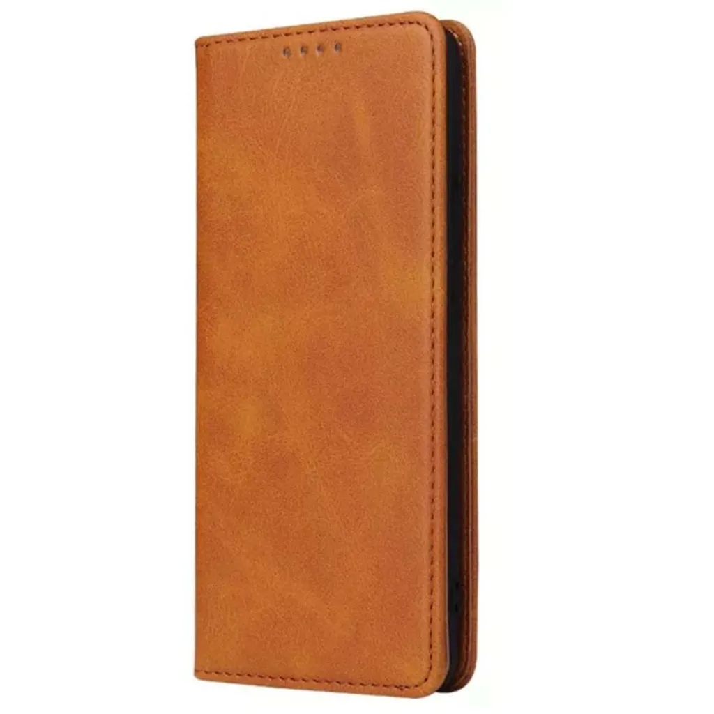 BellaCase Custodia Oppo A73 5G/A72 5G, Custodia in Pelle Oppo A73 5G/A72 5G, Custodia Flip, Magnetica Cover per Oppo A73 5G/A72 5G, Rosso