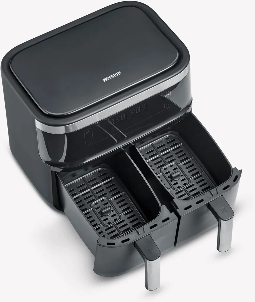 Severin FR 2453 Friggitrice 2850W Doppia Vasca Ceramica | Pro