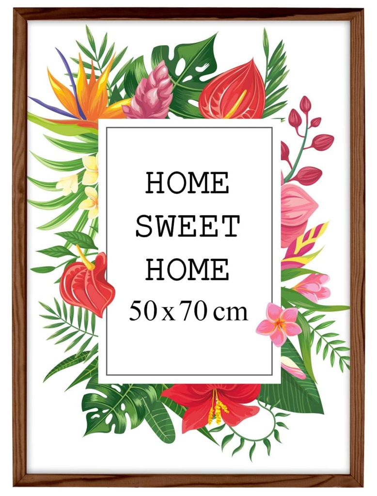 Rám na fotografie MG Design Braun, rozměr 50 x 70 cm – Obrázek produktu 