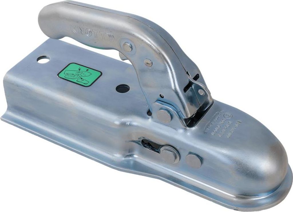 Knott Kq14-C Kugelkupplung Für 1400Kg Anhänger Mit 70Mm Vierkantdeichsel