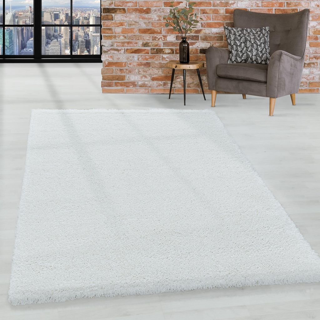 Homebyhome Teppich Shaggy Super Weich Einfarbig Hochflor Produktbild 
