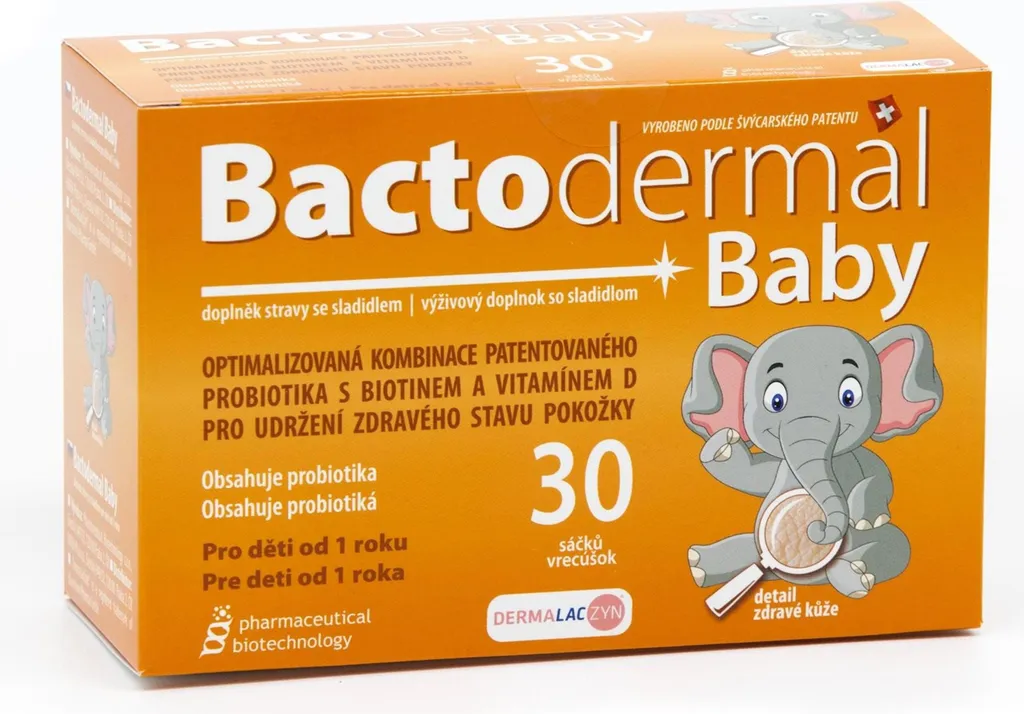 Complément alimentaire peau sensible bébé Favea Bactodermal 30 doses - 2
