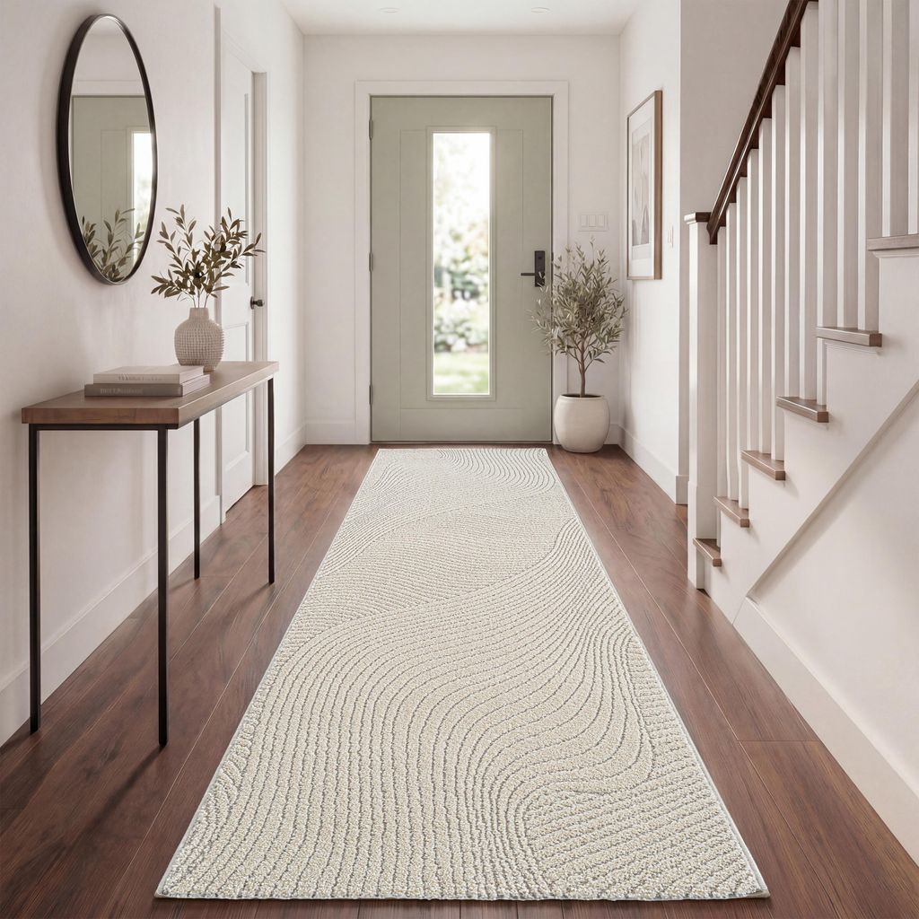 Paco Home Teppich Wohnzimmer Kurzflor Skandi Japandi Boho Produktbild 