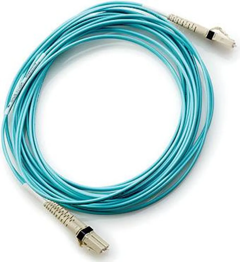 Liaison fibre optique 30m LC vers LC HPE OM3 pour extension réseau bleu