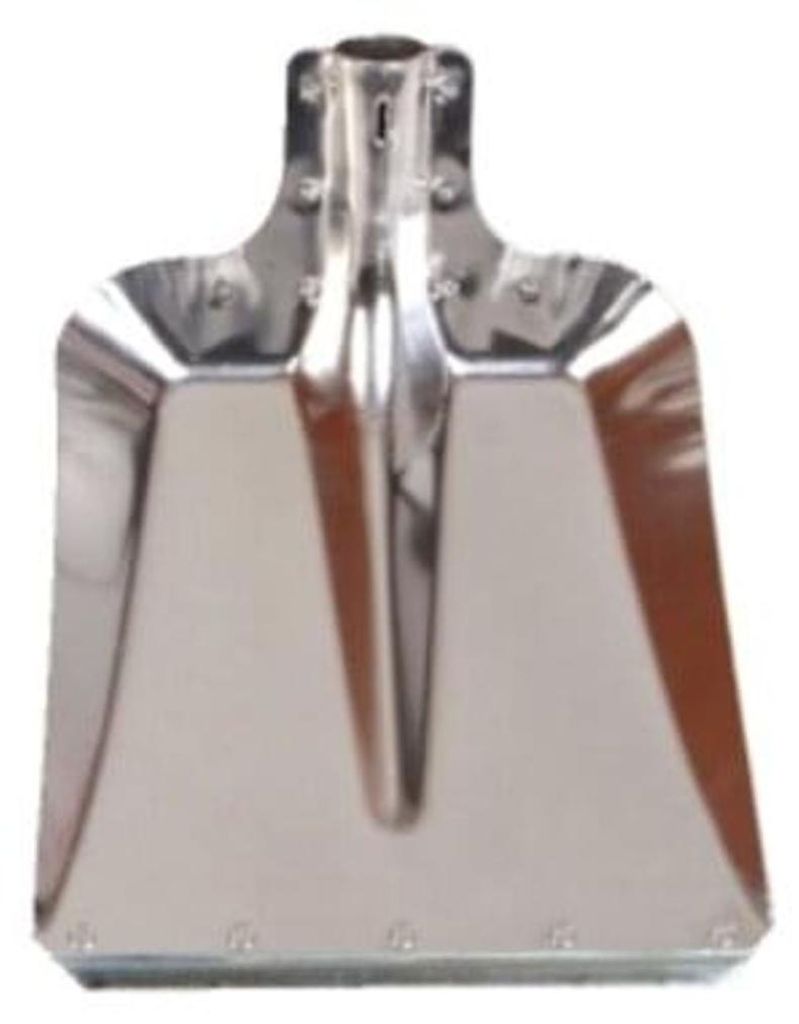 Aluminiumschaufel ohne Stiel (34 x 33 cm) | Größe 7 Für den Profi-Einsatz im Stall und auf dem Hof