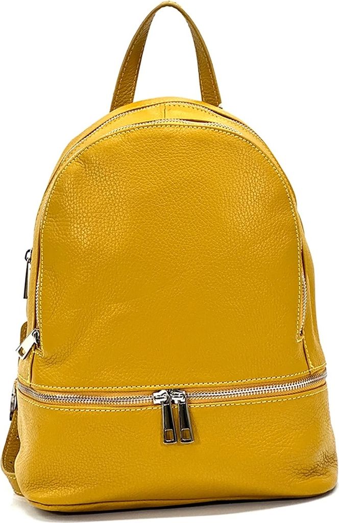 Cityrucksack gelb Florence Rucksack Leder D2OTF612Y