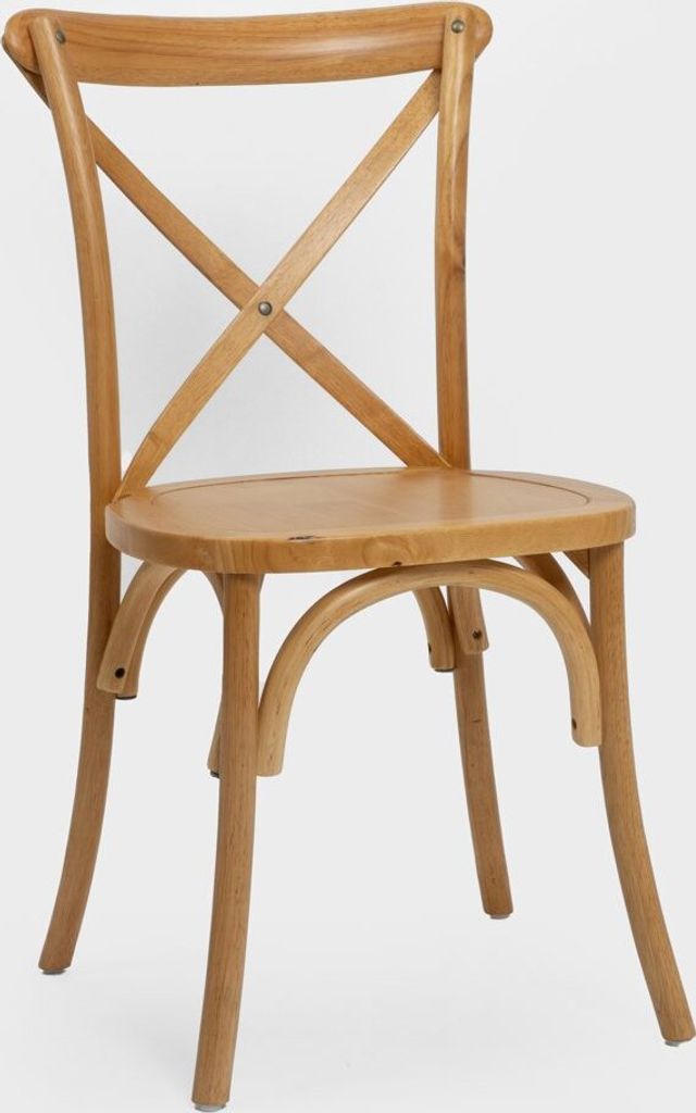 HOMLA LOSELI Drevená stolička prírodná 48x52x88 cm Obrázok produktu 