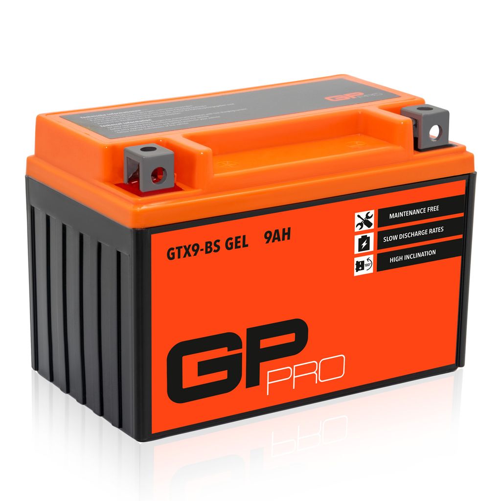 Batterie gel GP-PRO GTX9-BS, 12 V, 9 Ah, 120 A, batterie de Image du produit 