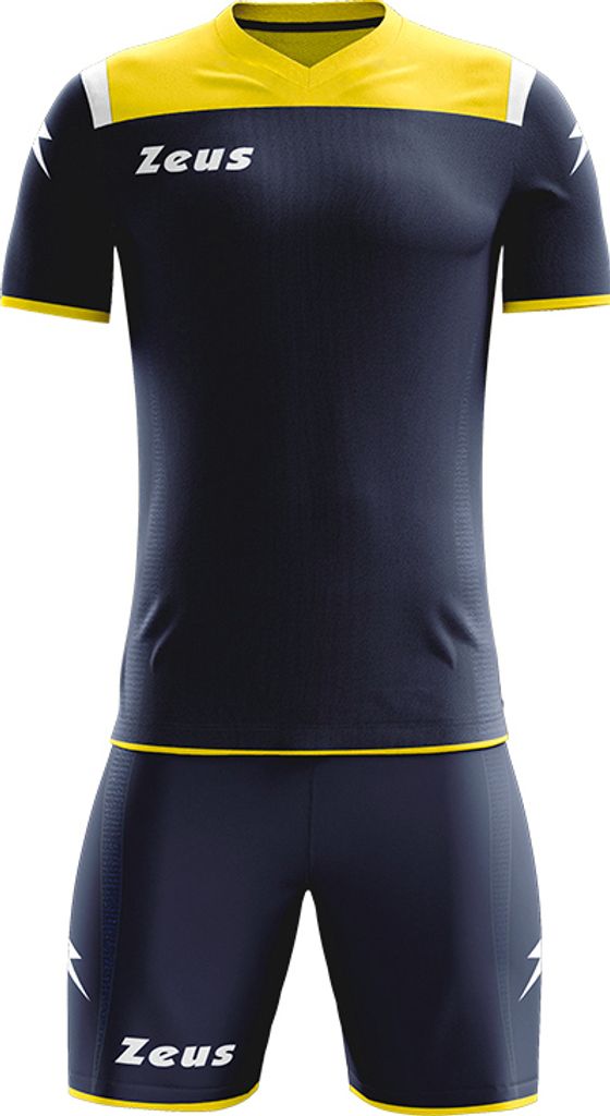 3XS BLU-GIALLO|Zeus Kit Vesuvio Trikot-Set 2-teilig Navy Gelb