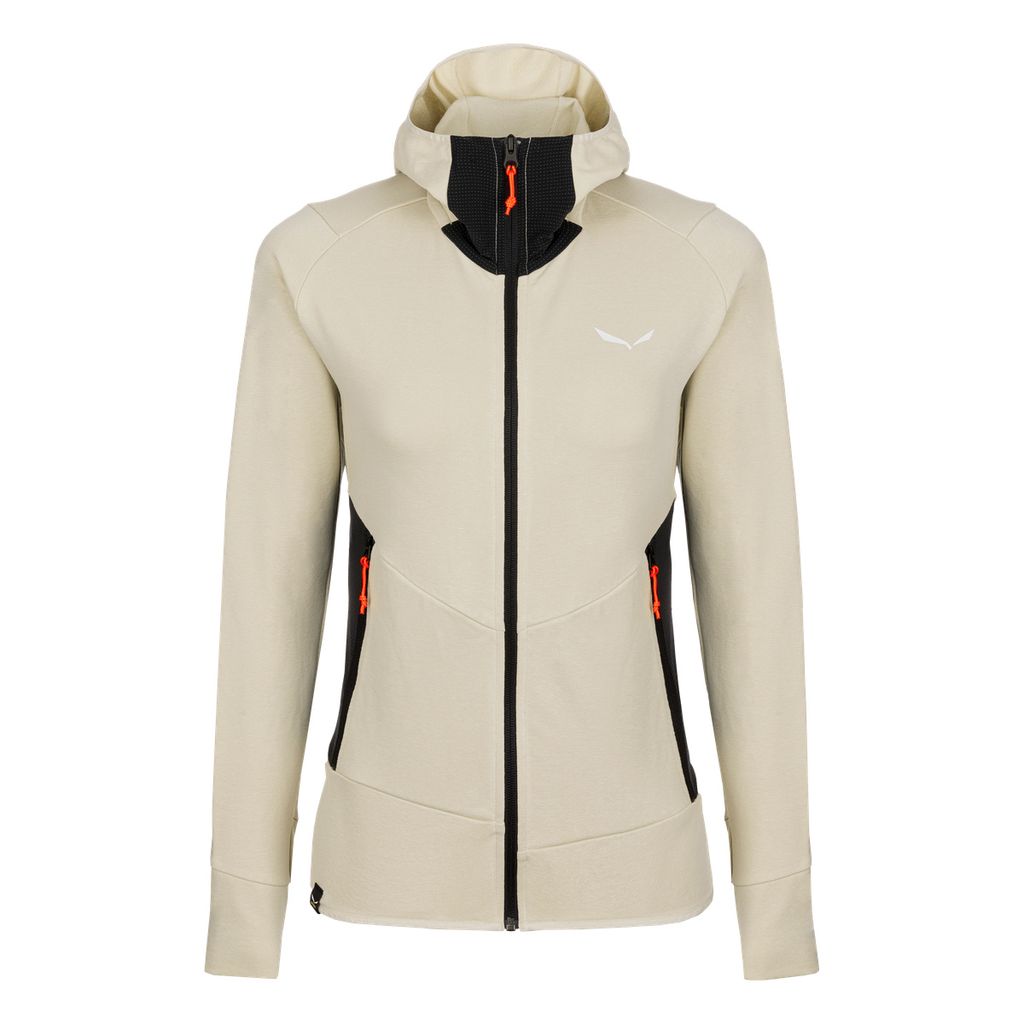 Lavaredo Hemp Kapuzenjacke Damen - Salewa, Farbe:7261 oatmeal, Größe:IT 46 / DE 40
