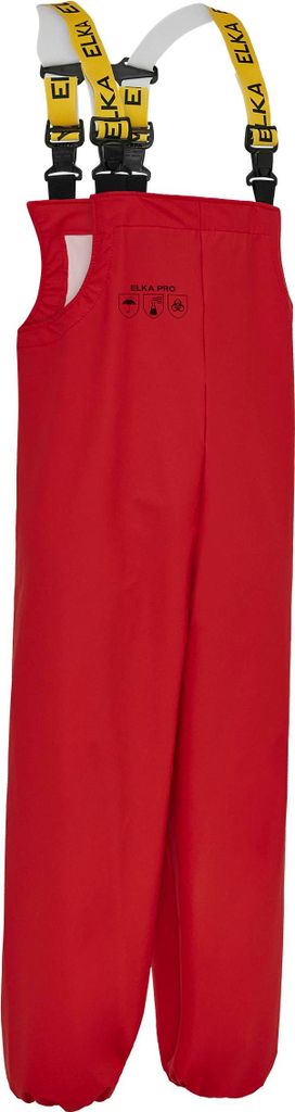 ELKA Rainwear ELKA PRO Latzhosen Rot XS