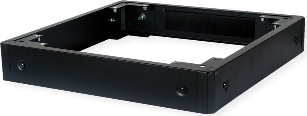 ROLINE Sockel für Netzwerkschrank, 600x600 BxT, schwarz Produktbild 