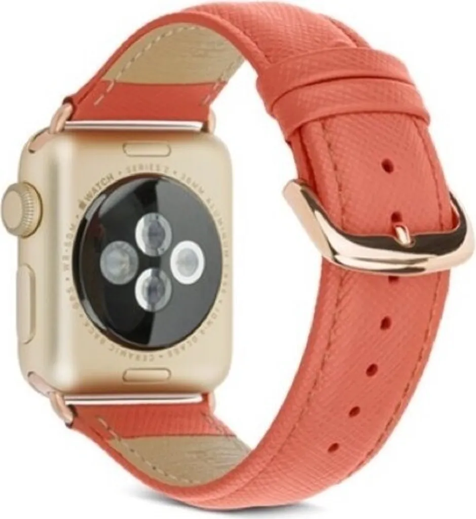 Bracelet de montre en cuir pleine fleur 42/44 mm Madrid Rusty Rose