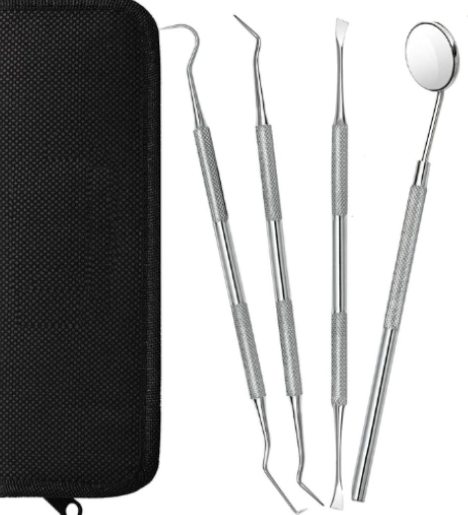 Zahnpflege-Set 4er Set für Zahnreinigung Zahnsteinentferner Produktbild 1