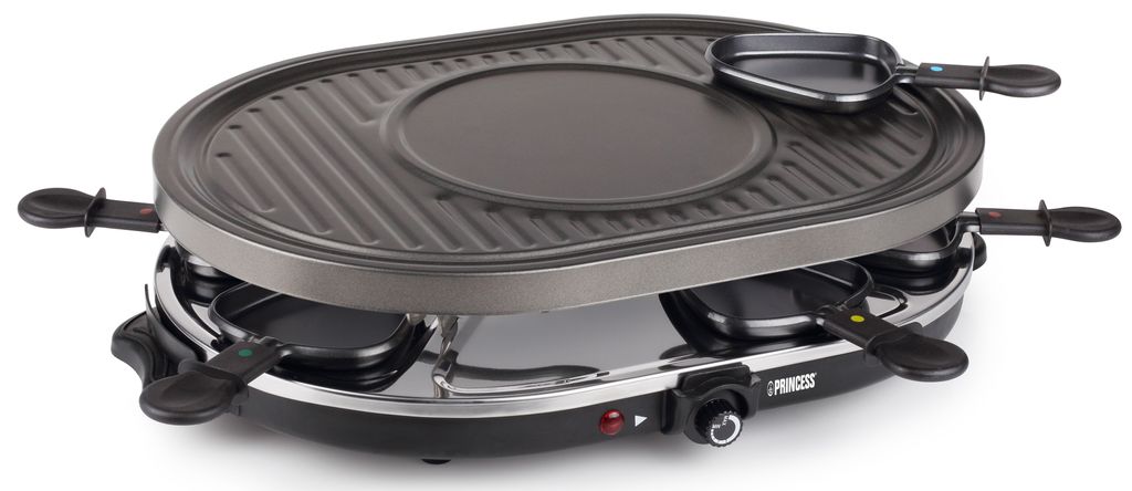 Raclette maschine 8 personen 1200w + grill Princess Produktbild 