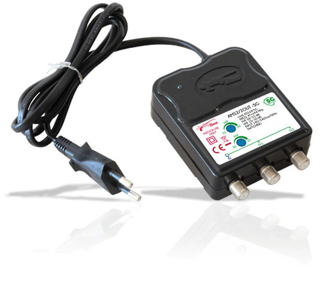 Amplificateur TV Filtre 5G LTE AMS2/RF G.B.S. 2 sorties 40-862 MHz Pro