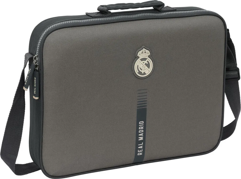 Sac d'école Real Madrid C.F. Gris 38 cm - Cartable Club de Football