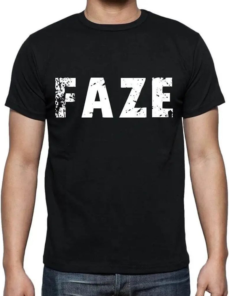 Herren Grafik T-Shirt Faze Öko-Verantwortlich Vintage Jahrgang Kurzarm Lustige Druck Geburtstag Geschenk Mann