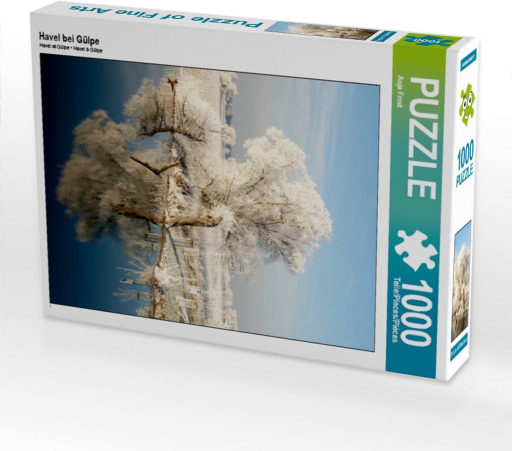 Calvendo Havel bei Gülpe 1000 Teile Puzzle hoch 480x640mm, Frost Anja; 7331546