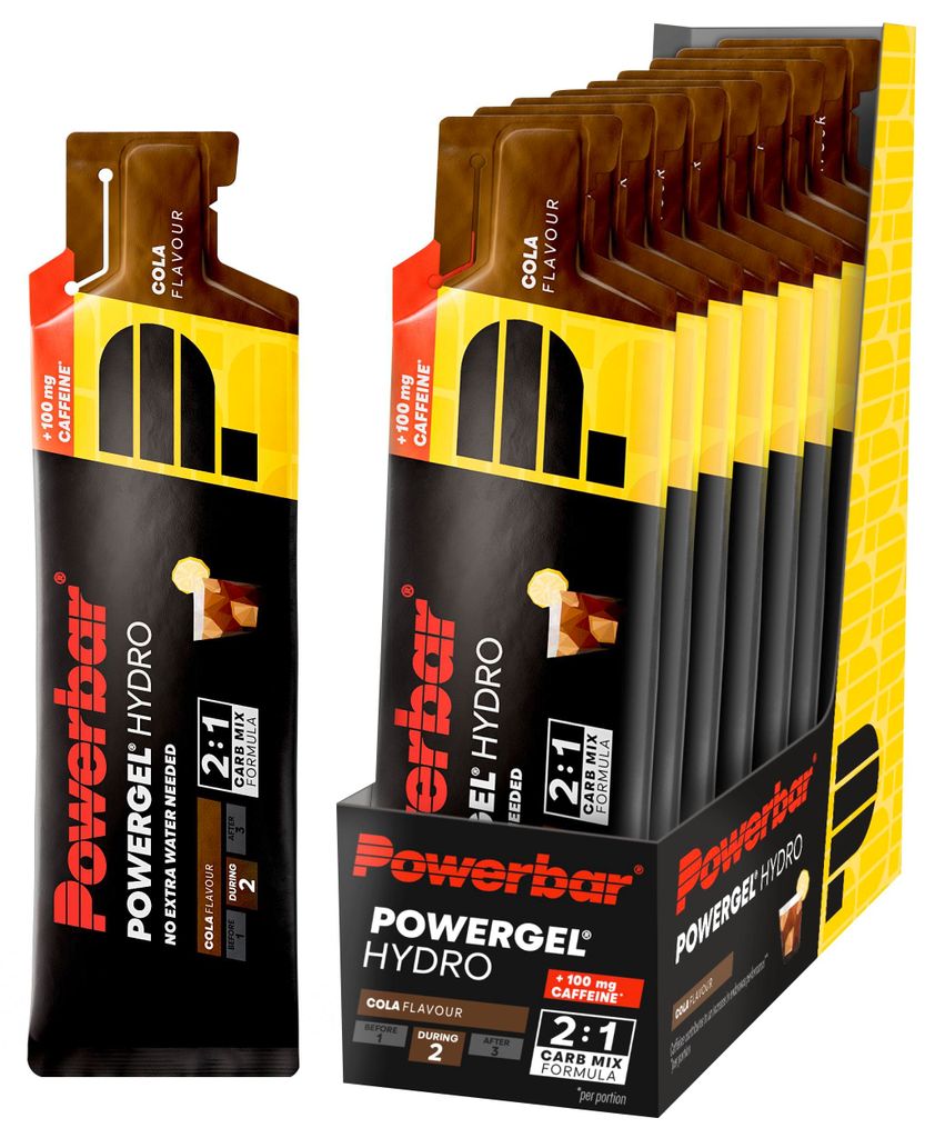 POWERBAR PowerGel Hydro Cola 9x67ml High Carb Energie Gel Produktbild 