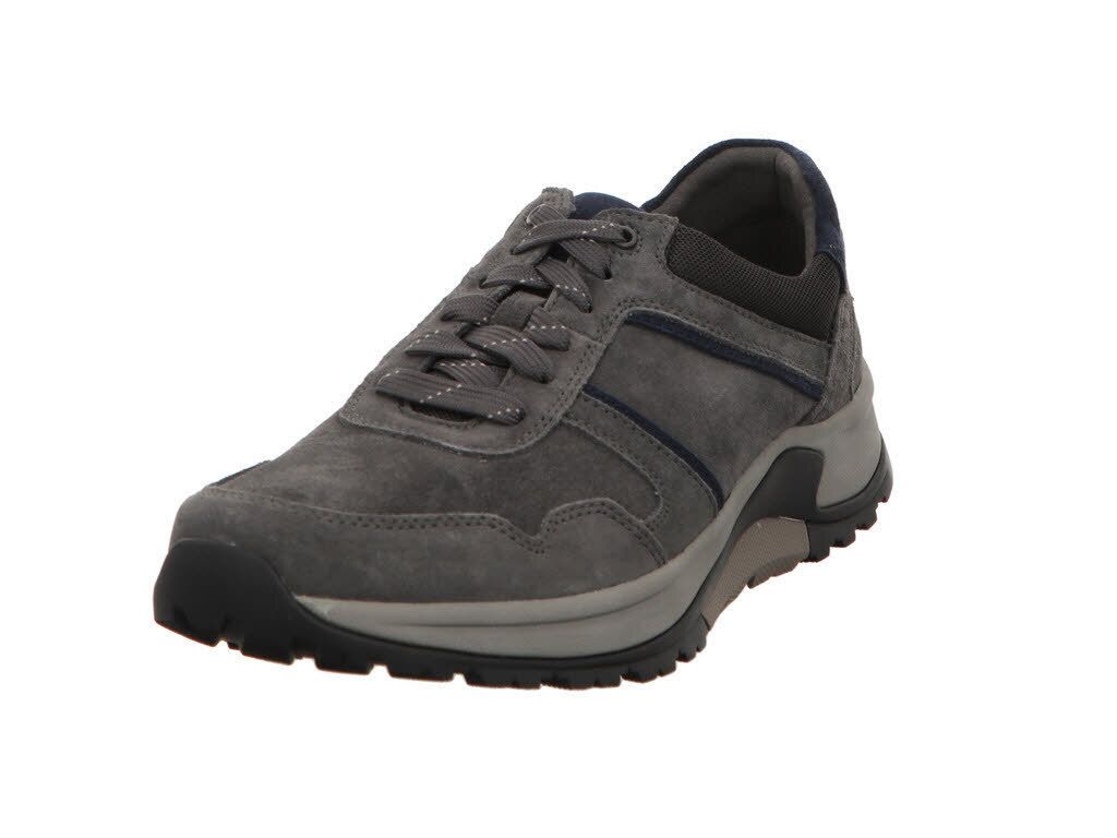 Gabor Shoes Sneaker Low - Grau Leder/Textil Größe: 44 Normal