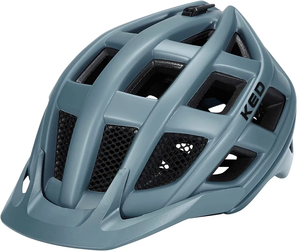 Casque vélo MTB KED CROM Bleu pour randonnée et sentiers de montagne