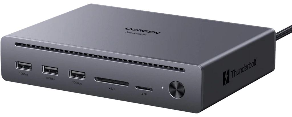 Ugreen Revodok Maxidok, Thunderbolt 5, DisplayPort, RJ-45, Productafbeelding 