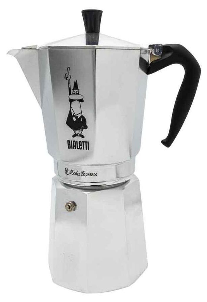 Bialetti Moka Express, Mokka-Kanne, Aluminium, Schwarz, Produktbild 