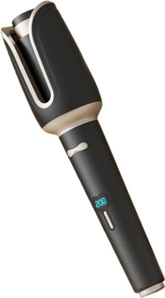 INF Automatischer Lockenstab 32mm Keramik für einfache Locken zu Hause Schwarz