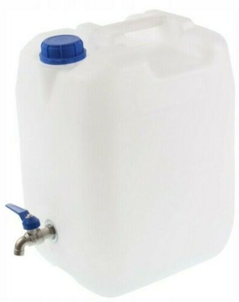 Kunststoff Wasserbehälter Trinkwasser Metallzapfhahn 10L Wasser