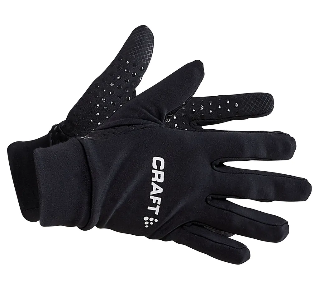 Gants de Running Craft Fonctionnels Noirs - Équipement Sportif Taille M