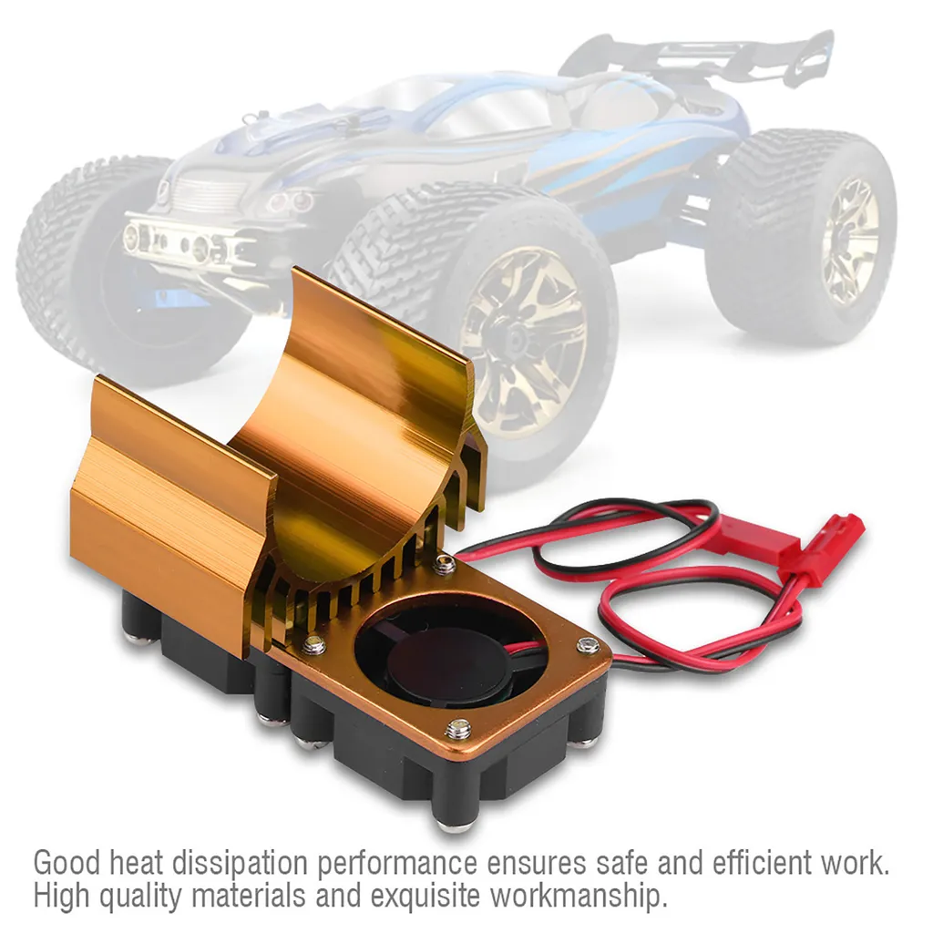 Dissipatore di calore del motore, dissipatore di calore del motore di RC, dissipatore di calore di RC con la ventola di raffreddamento, dissipatore di calore del motore con la ventola di raffreddamento, accessorio di RC - 6