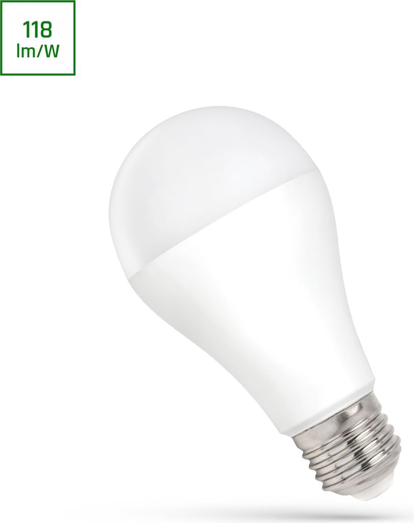 Spectrum LED Leuchtmittel Birnenform A60 20W E27 matt Produktbild 1