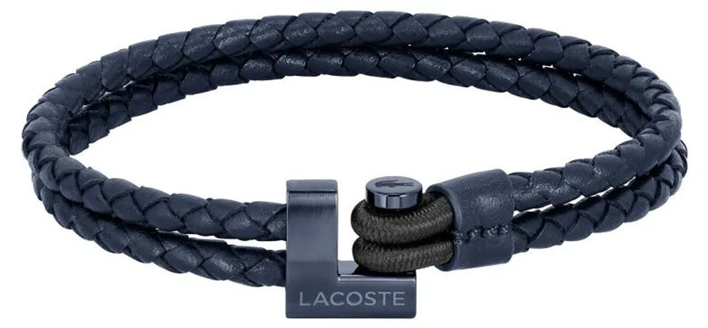 Bracelet en cuir tressé marron élégant Trou 2040150 pour homme chic