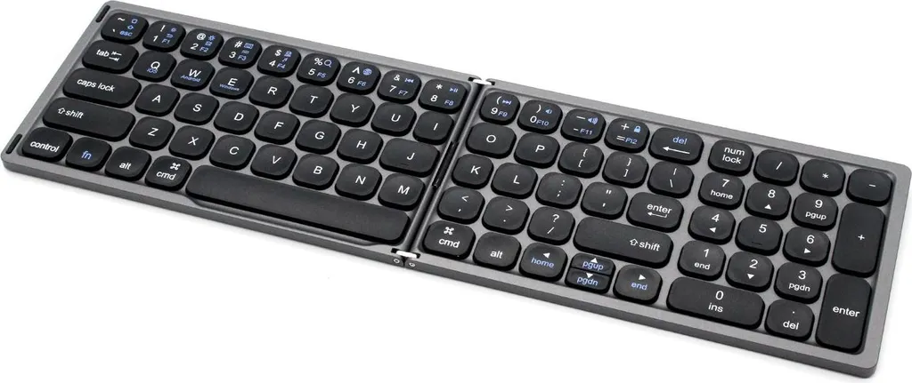 Clavier d'ordinateur pliable sans fil Bluetooth membrane TyperCLAW noir - 5