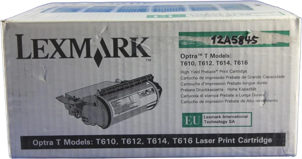 Cartouche laser Lexmark T61X toner noir pour imprimante de bureau