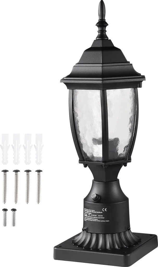 Lanterna da Esterno SucceBuy | Luce Calda Giardino Sensore Crepuscolo