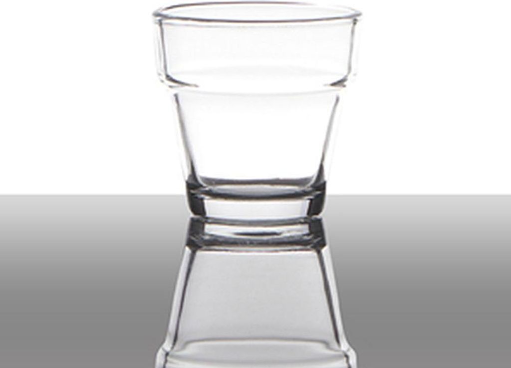 INNA-Glas Teelichtglas SARABI, klar, 6,5cm, Ø6,5cm - Laterne