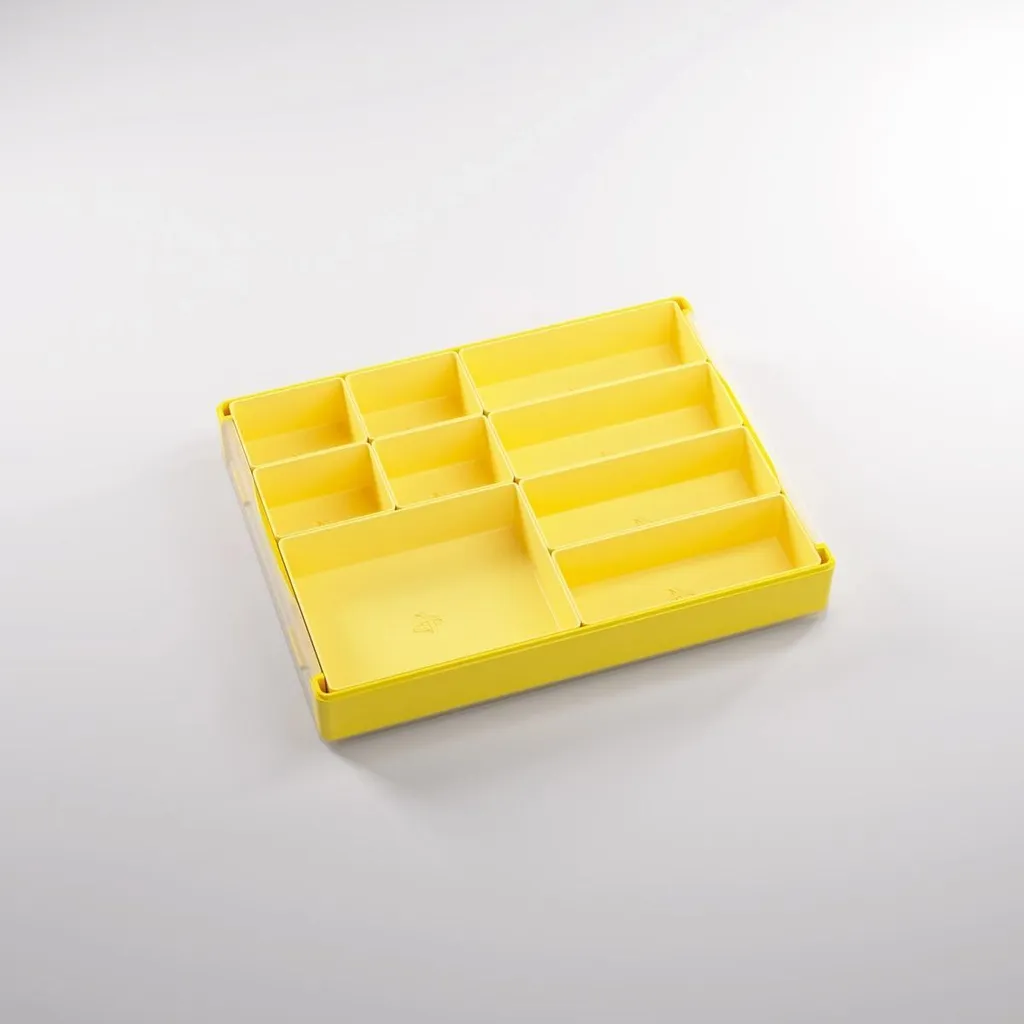 Token Silo Gamegenic Yellow : Organiseur de Jetons Modulaire et Robuste