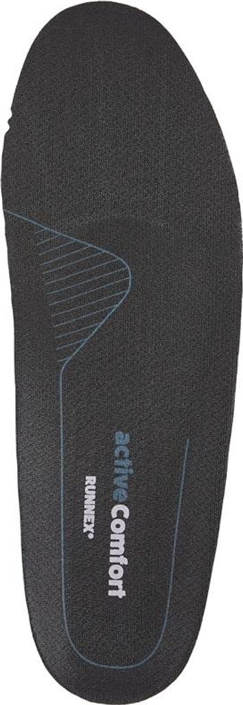 RUNNEX Semi-orthopädische Einlegesohle activeComfort mid, Schwarz/Blau