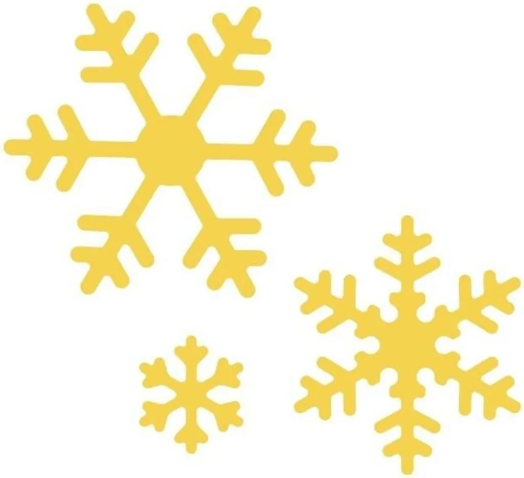 Poinçon décoratif flocons de neige 7,5cm idéal pour cadeaux et menus DIY