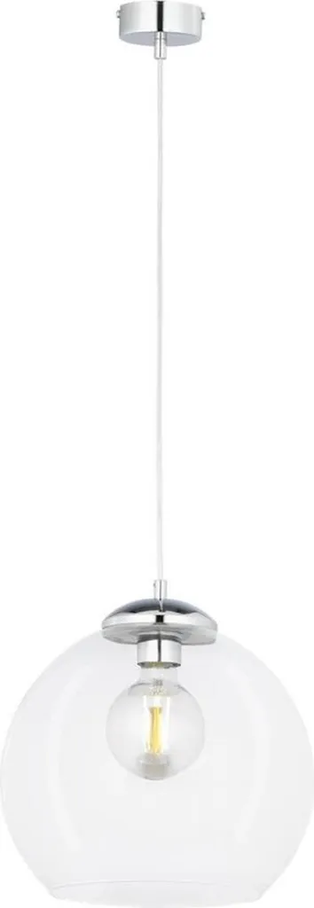 Luminaire Chrome Anti-Ternes Jupiter 1783 ASTI E27 pour Plafond Sombre