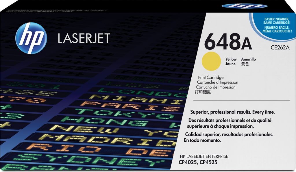 HP 648A - Gelb - original - LaserJet - Tonerpatrone Produktbild 