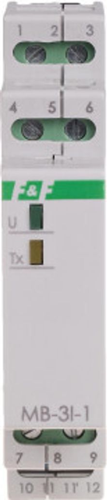 Stromwandler 3-Phasen 5A AC MB-3I-1 15A mit MODBUS RTU-Ausgang SLAVE